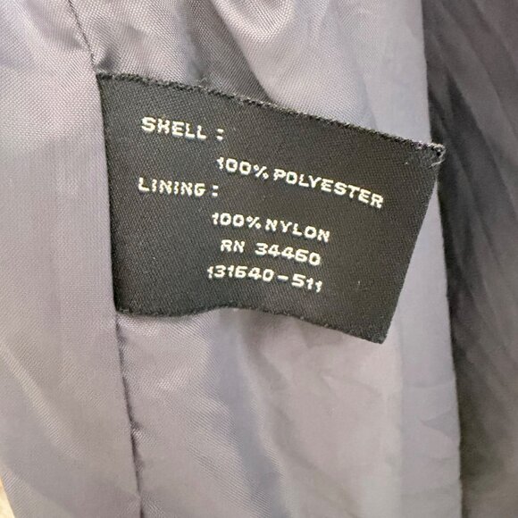 London Fog Button Up Jacket Womens Size M Purple Lightweight Coat Career - Picture 4 of 11